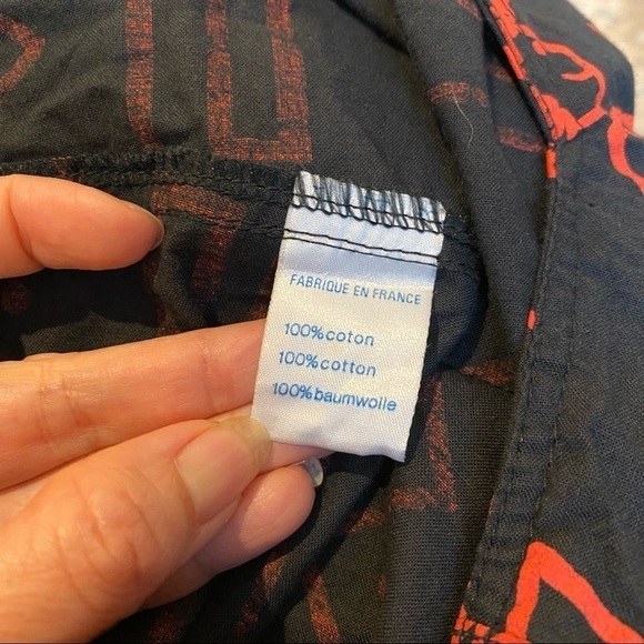 Vintage ACQUA VERDE Paris People Stick Graphic Jumpsuit -Small-Made in France - Picture 9 of 10